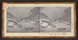 View from the Foot of the Upper Yosemite Fall by Carleton E. Watkins
